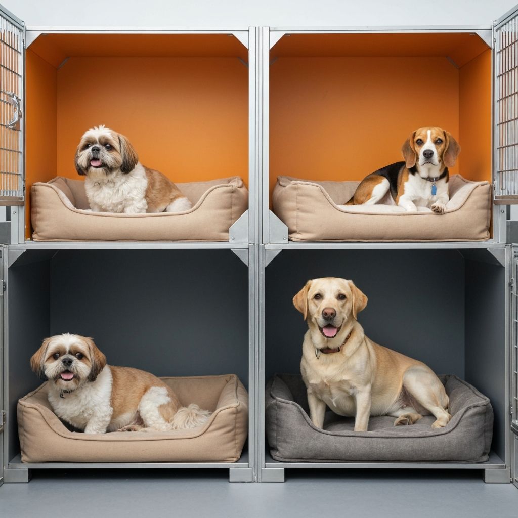 Dogs enjoying their stay at Carlson Canine Camp